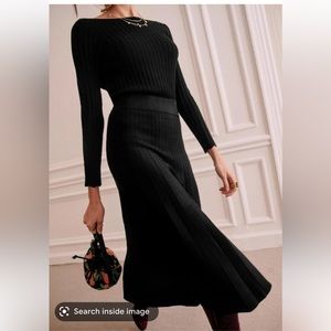 Sezane Pleated Flavie Dress Size S